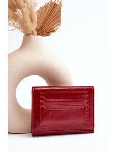 Kesi Dámská peněženka vyrobená z ekokůže červené Joanela