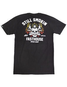 Fasthouse Smoke and Octane Tee Black