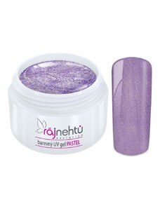 Ráj nehtů Barevný UV gel PASTEL GLIMMER - Purple 5ml