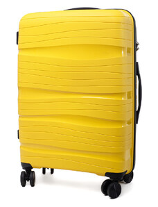 Rogal Žlutý prémiový skořepinový kufr "Royal" - vel. M, L, XL