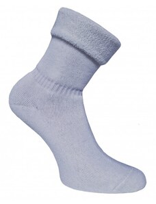 Dětské merino froté 85% ponožky světle modré MUFFIN MODE