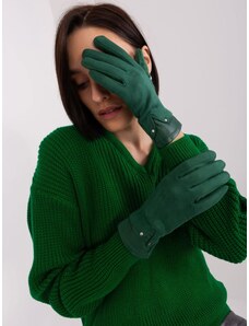 Elegantní rukavice Wool Fashion Italia zelené