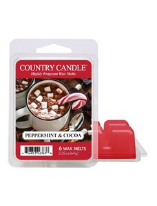 Country Candle Peppermint & Cocoa Vonný Vosk, 64 g