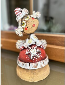 Keramika Javorník Velký zvon - vánoční andílek