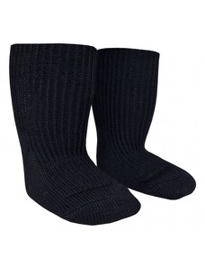 Dětské merino 95% ponožky RIPE černé MUFFIN MODE