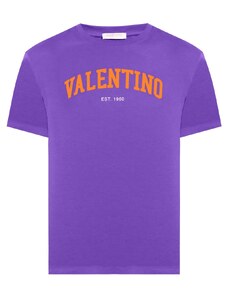 VALENTINO Logo Purple tričko