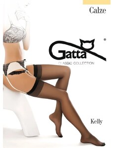 Dámské punčochy k podvazkovému pásu Gatta Kelly Stretch 527VN6 den A2 1-4