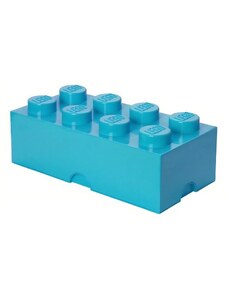 Azurově modrý úložný box LEGO Smart 25 x 50 cm