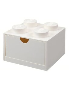 Bílý úložný box LEGO Storage 15,8 x 15,8 cm