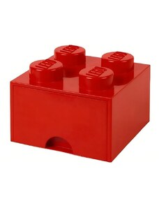 Červený úložný box LEGO Storage 25 x 25 cm
