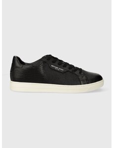 Kožené sneakers boty Michael Kors Keating černá barva, 42R4KEFS1E