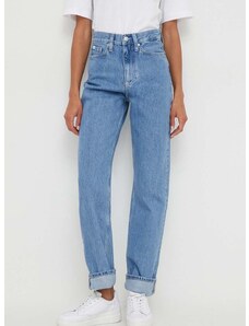 Džíny Calvin Klein Jeans dámské, high waist, J20J222138