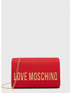 Kabelka Love Moschino červená barva