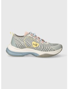 Sneakers boty Love Moschino šedá barva, JA15315G1IIZX02A