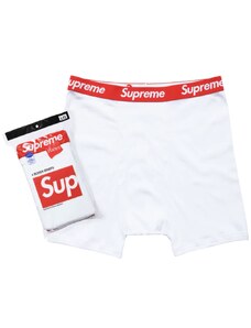 Supreme Hanes Boxer Briefs White (4 Pack)
