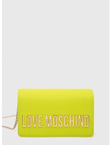 Kabelka Love Moschino zelená barva