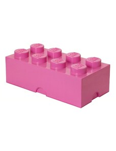 Lego Růžový úložný box LEGO Smart 25 x 50 cm