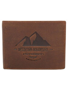 Kožená peněženka Peterson N992 hnědá s originální krabičkou
