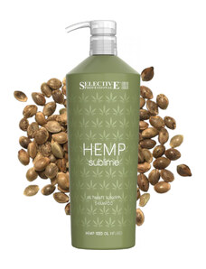 Selective Professional Hydratační šampon pro suché a lámavé vlasy - HEMP SUBLIME - ULTIMATE LUXURY SHAMPOO 1000 ml