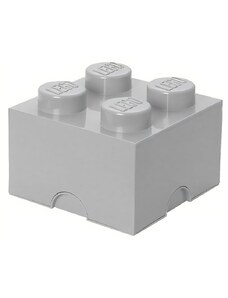 Lego Světle šedý úložný box LEGO Smart 25 x 25 cm