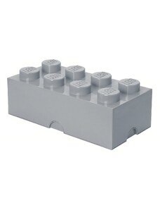 Lego Světle šedý úložný box LEGO Smart 25 x 50 cm