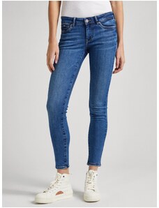 Modré dámské skinny fit džíny Jeans Pepe Jeans - Dámské