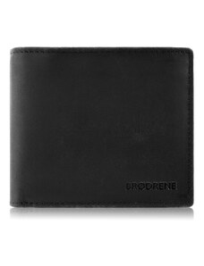 Pánská kožená peněženka Brodrene G-27 černá
