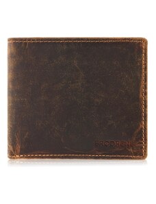 Pánská kožená peněženka Brodrene G-27 vintage hnědá