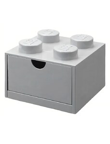 Šedý úložný box LEGO Storage 15,8 x 15,8 cm