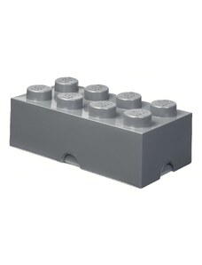 Lego Šedý úložný box LEGO Smart 25 x 50 cm
