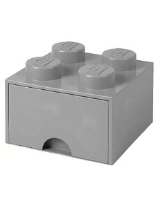 Lego Světle šedý úložný box LEGO Storage 25 x 25 cm