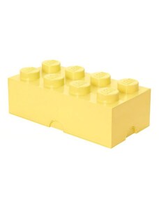 Světle žlutý úložný box LEGO Smart 25 x 50 cm