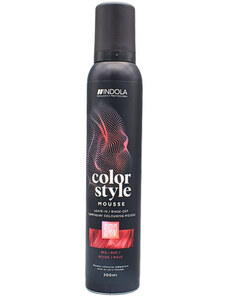 Indola Color Style Mousse 200ml, Red