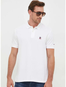 Tommy Hilfiger pánské bílé polo tričko.