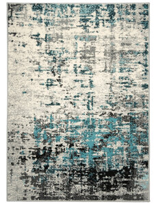 Alfa Carpets Kusový koberec Beton blue - 80x150 cm
