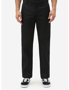 Kalhoty Dickies Work Pant Rec DK0A4XK9BLK pánské, černá barva, jednoduché, DK0A4XK9BLK-black