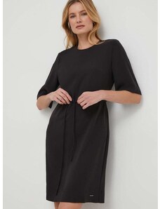 Šaty Calvin Klein černá barva, mini, K20K206375