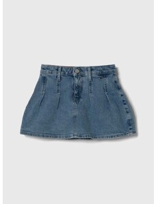 Bavlněná džínová sukně Tommy Hilfiger mini, áčková
