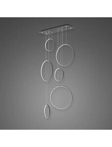 Altavola Design LED závěsné světlo Ring No.8 black 90 cm 3000K