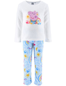 Dívčí termo pyžamo PEPPA PIG bílé