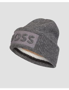 Pánská vlněná čepice s obsahem vlny z lamy alpaky Hugo Boss Monello