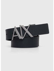 Kožený pásek Armani Exchange pánský, černá barva, 951017 CC505 NOS