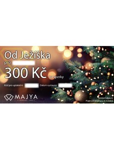 MAJYA Elektronický dárkový poukaz NA VÁNOCE 10552/300