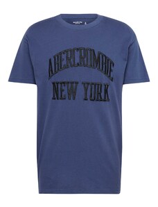 Abercrombie & Fitch Tričko tmavě modrá / černá