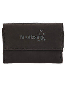 Dámská kožená peněženka Mustang Vilma - černá