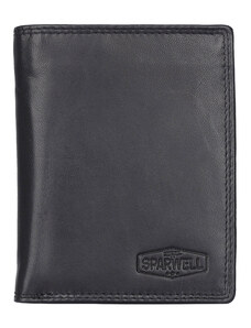 Pánská kožená peněženka Sparwell Sten - černá