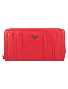 Dámská kožená peněženka Lagen Martena - červená