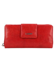 Dámská kožená peněženka Lagen Selen - červená