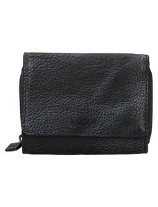 Dámská kožená peněženka Lagen Viola - černo-modrá