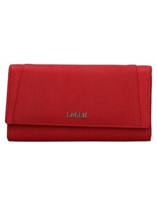 Dámská kožená peněženka Lagen Carlas - červená